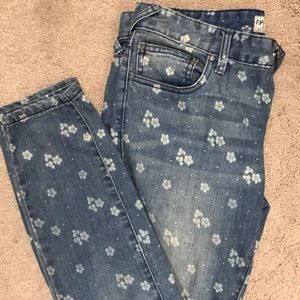 Free People daisy jeans